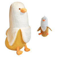 50CM Canard Banane Coussin+Pendentif en Peluche