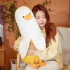 50CM Canard Banane Coussin+Pendentif en Peluche