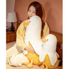 50CM Canard Banane Coussin+Pendentif en Peluche