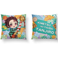 Kimetsu no Yaiba Coussin Carré en Peluche