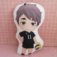 42CM Haikyu!! Atsumu Miya/Osamu Miya/Kozume Kenma/Akira Kunimi Coussin en Peluche