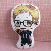 42CM Haikyu!! Yu Nishinoya/Yaku Morisuke/Tobio Kageyama/Kei Tsukishima Debout Coussin en Peluche