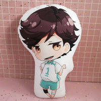 42CM Haikyu!! Tetsurou Kuroo/Toru Oikawa/Koshi Sugawara/Shoyo Hinata Debout Coussin en Peluche