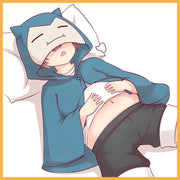 Adorable Snorlax Ronflex Plaid à Capuche
