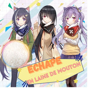 Anime Echarpe en laine de mouton