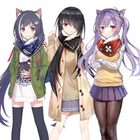Anime Echarpe en laine de mouton